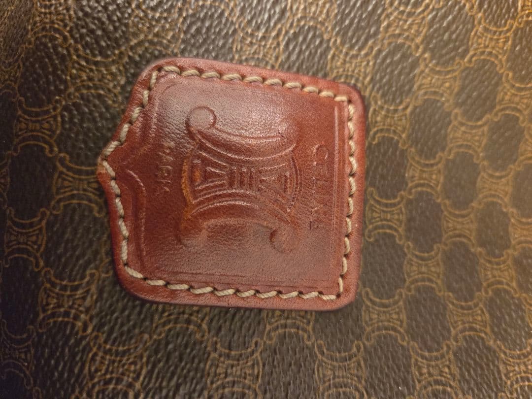 CELINE セリーヌ　マカダム　巾着バッグ　トリオンフ