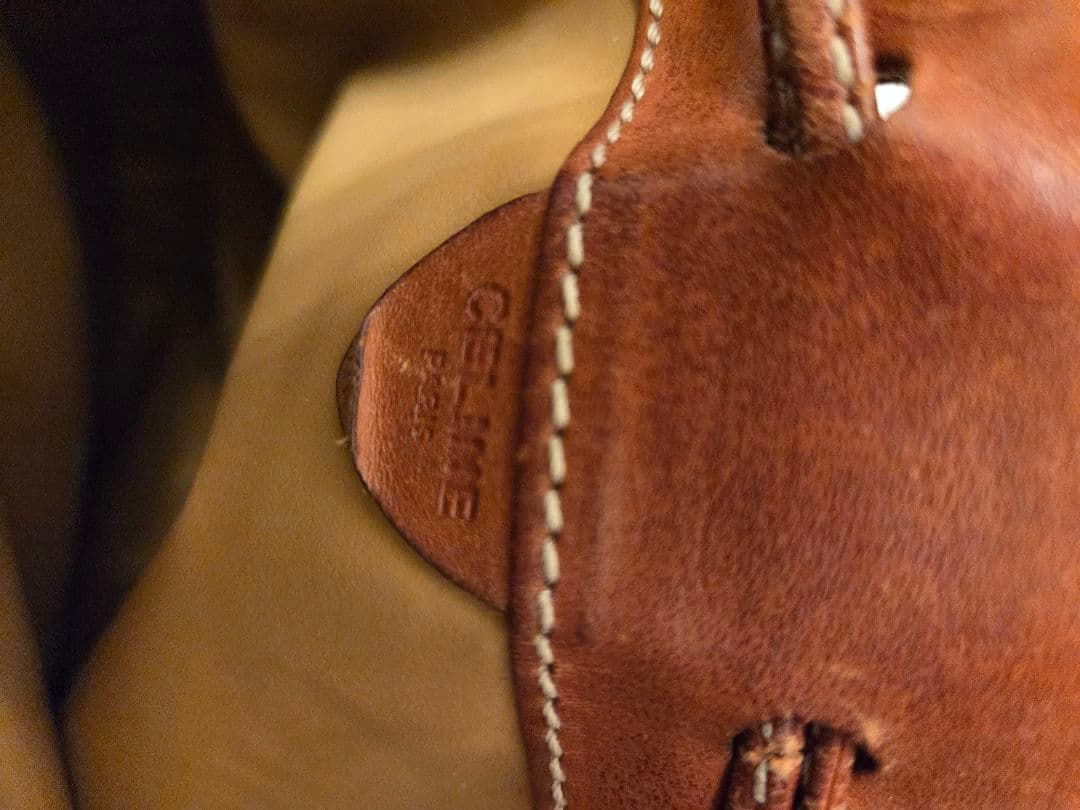 CELINE セリーヌ　マカダム　巾着バッグ　トリオンフ