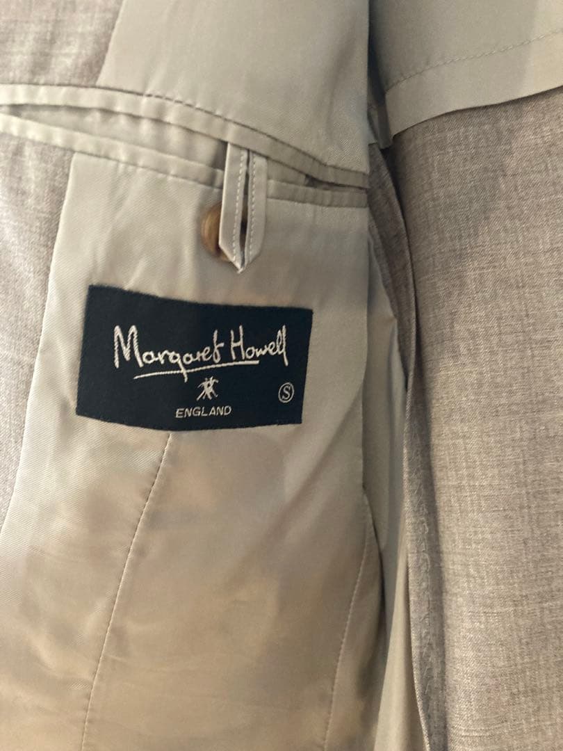 マーガレットハウエル　グレー ブレザー 3つボタン　入学式　入園式