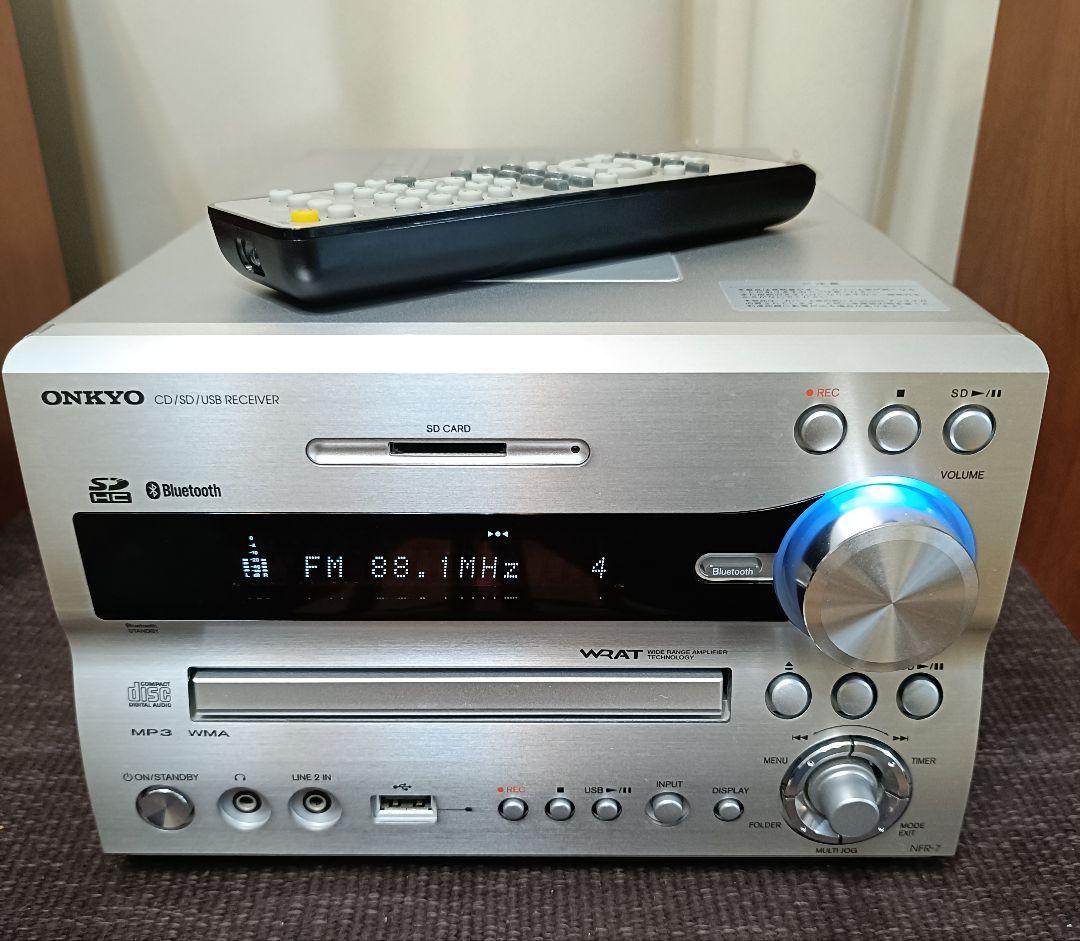 ONKYO NFR-7 CD/SD/USB ブルートゥス レシーバー 付属品一式