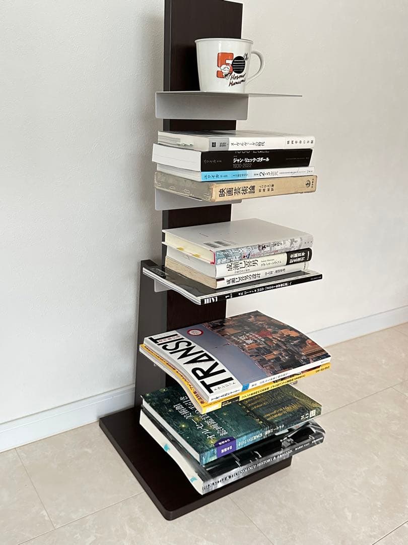 【美品】オークス マガジンタワー ダークブラウン