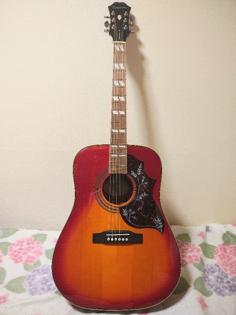 Epiphoneハミングバード/美品/ハードケース付