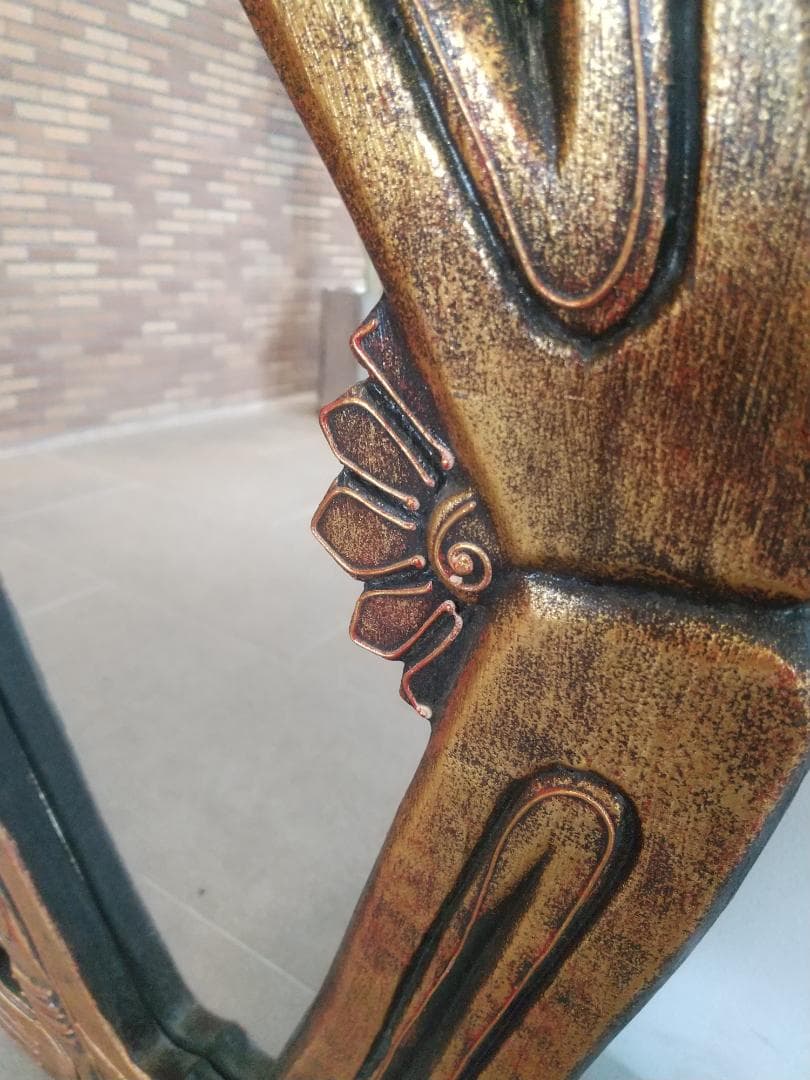 ■壁掛け鏡■ウォールミラー アジアン/エスニック