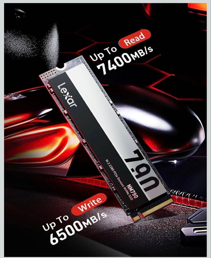 新品未開封　Lexar 4TB NM790 SSD PCIe NVMe M.2