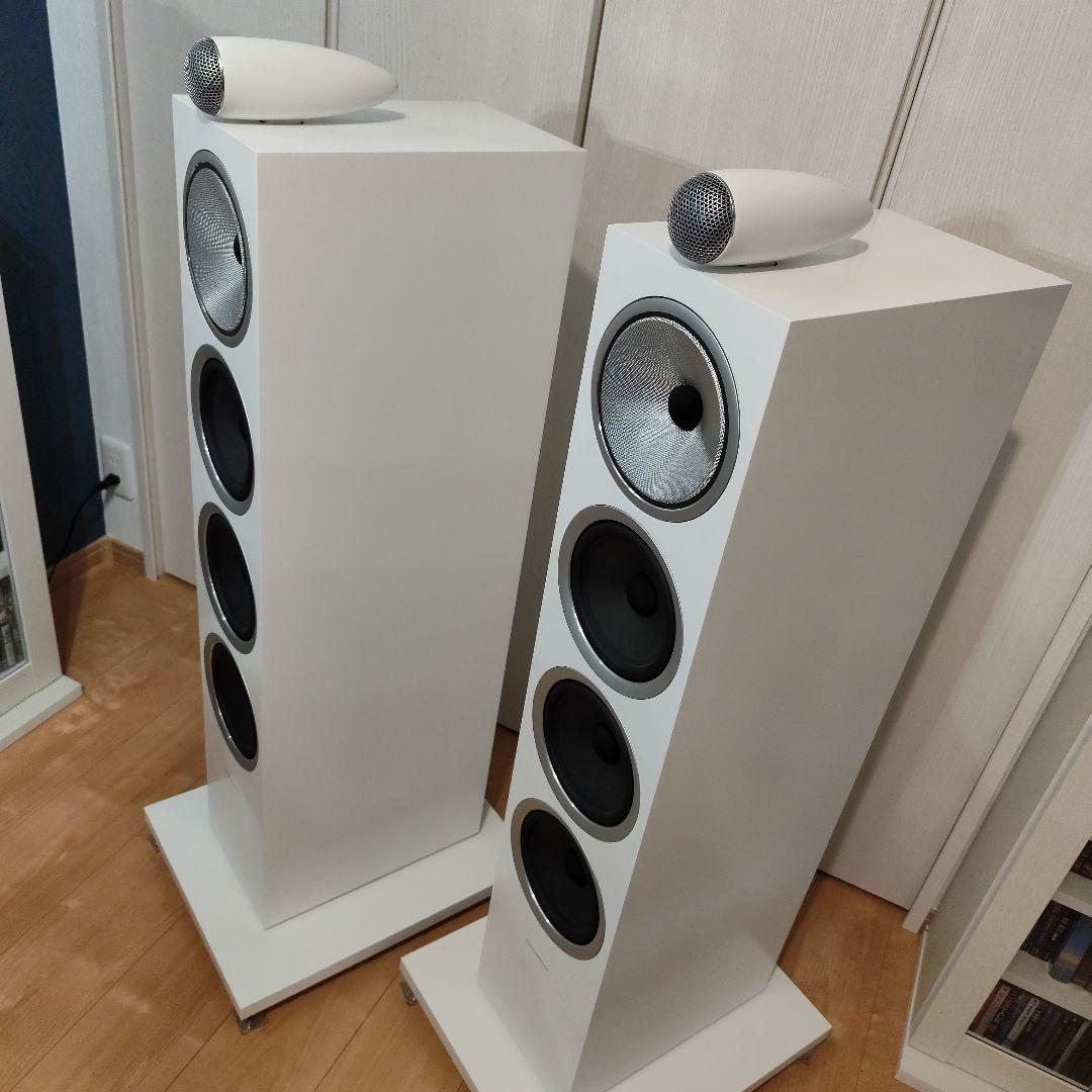 美品 Bowers & Wilkins 702 S2 ホワイト 1ペア