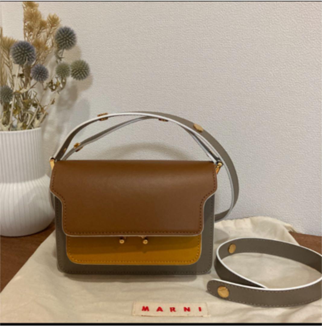 2/8 限定値下げ‼️ ✨新品未使用✨MARNI-Trunkショルダーバッグミニ
