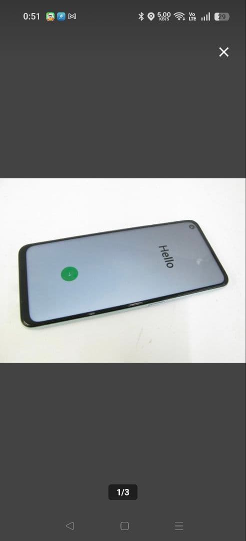 OPPO Reno5 A アイスブルー　SIMロック解除済　中古　美品