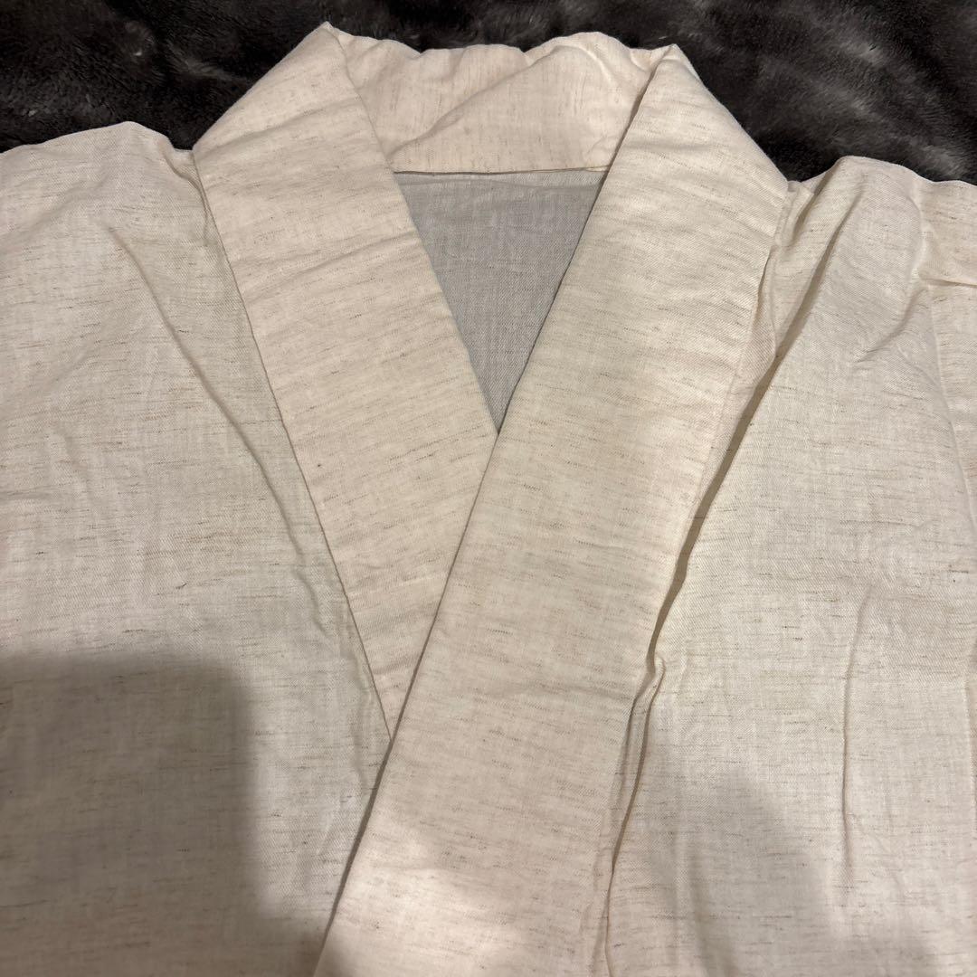 【大幅お値下げ】ドゥーブルメゾン　着物、二部式襦袢、リボン、レース作り帯(紺色)