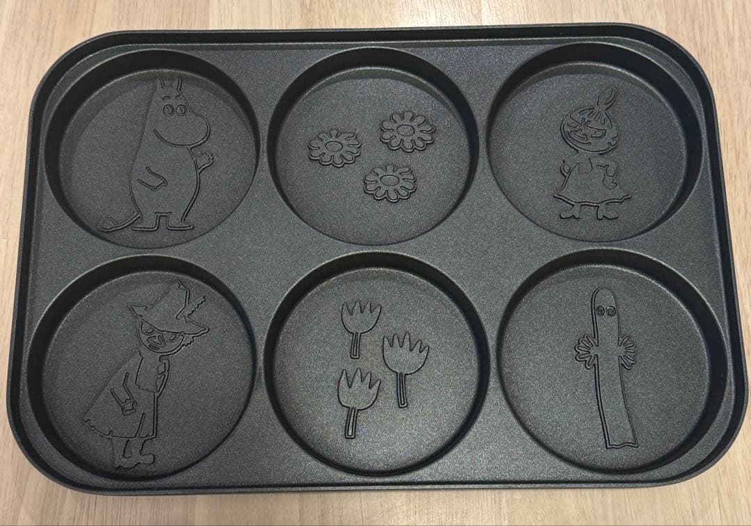 MOOMIN BRUNO ホットプレート ミントグリーン & ムーミン型プレート