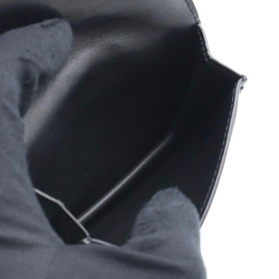 【極美品】BOTTEGA VENETA 名刺入れ　イントレチャート　黒