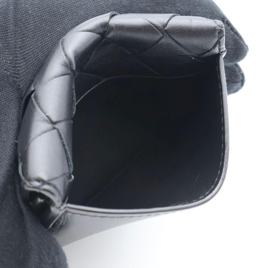 【極美品】BOTTEGA VENETA 名刺入れ　イントレチャート　黒