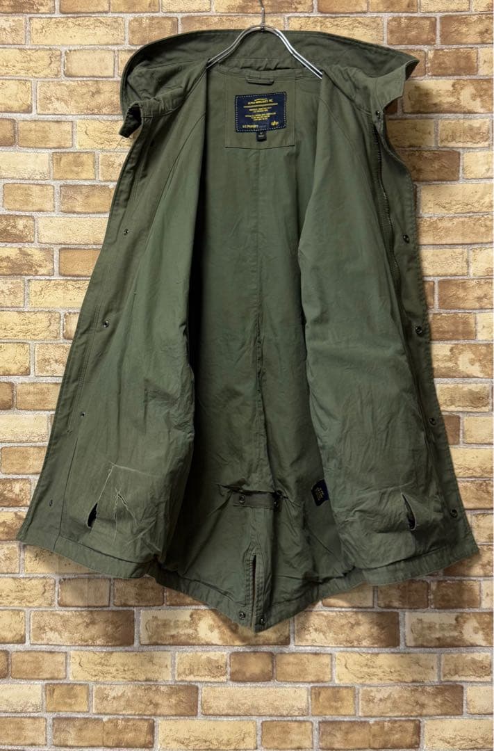 アルファインダストリーズ　モッズコート　ミリタリージャケット　フィッシュテイルS