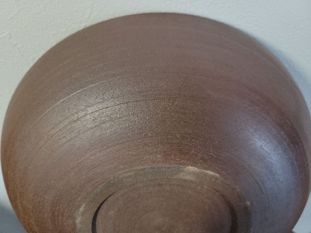 山田真萬　赤絵皿　やちむん