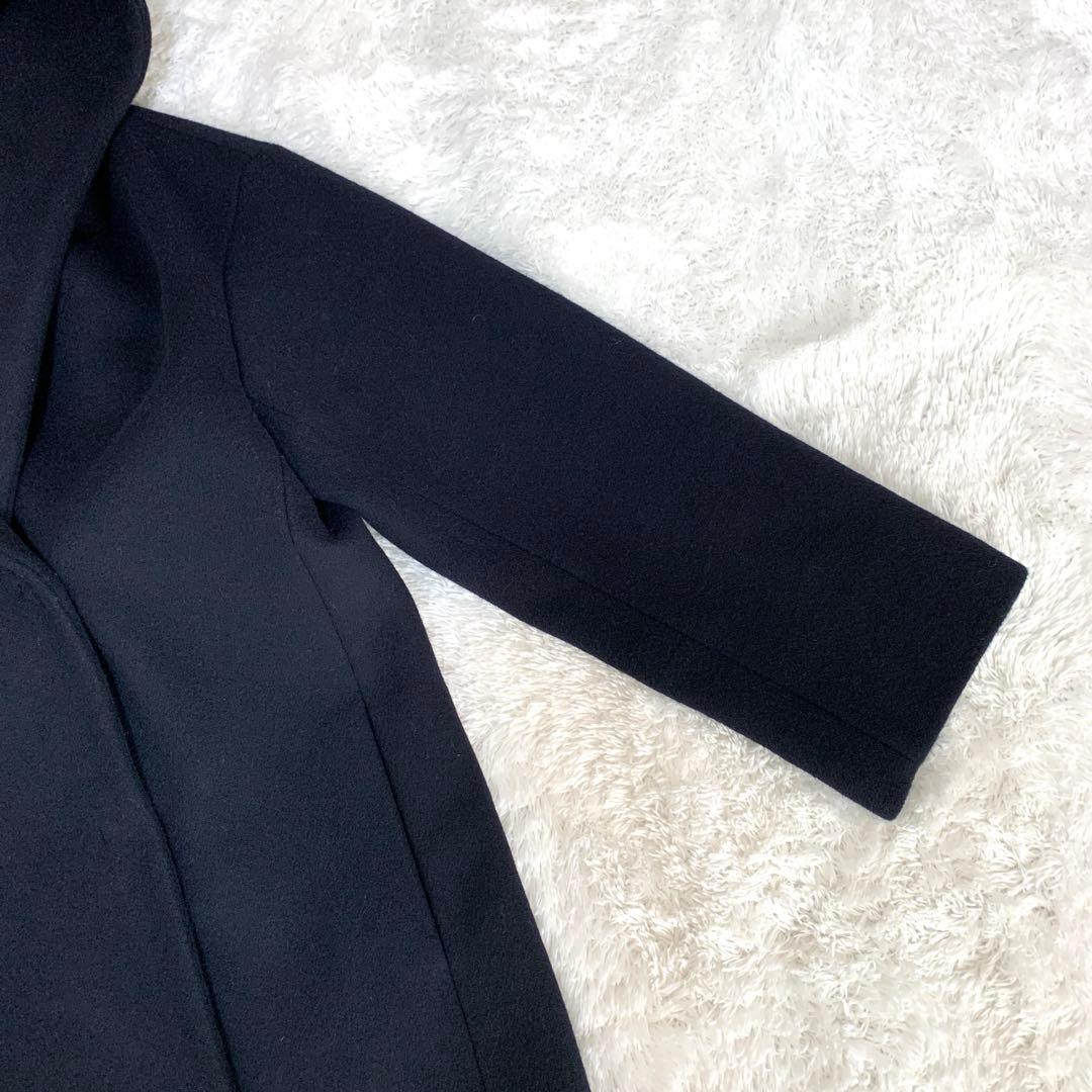 【美品】自由区 VICTORIA BEAVER フーデッドコート 42