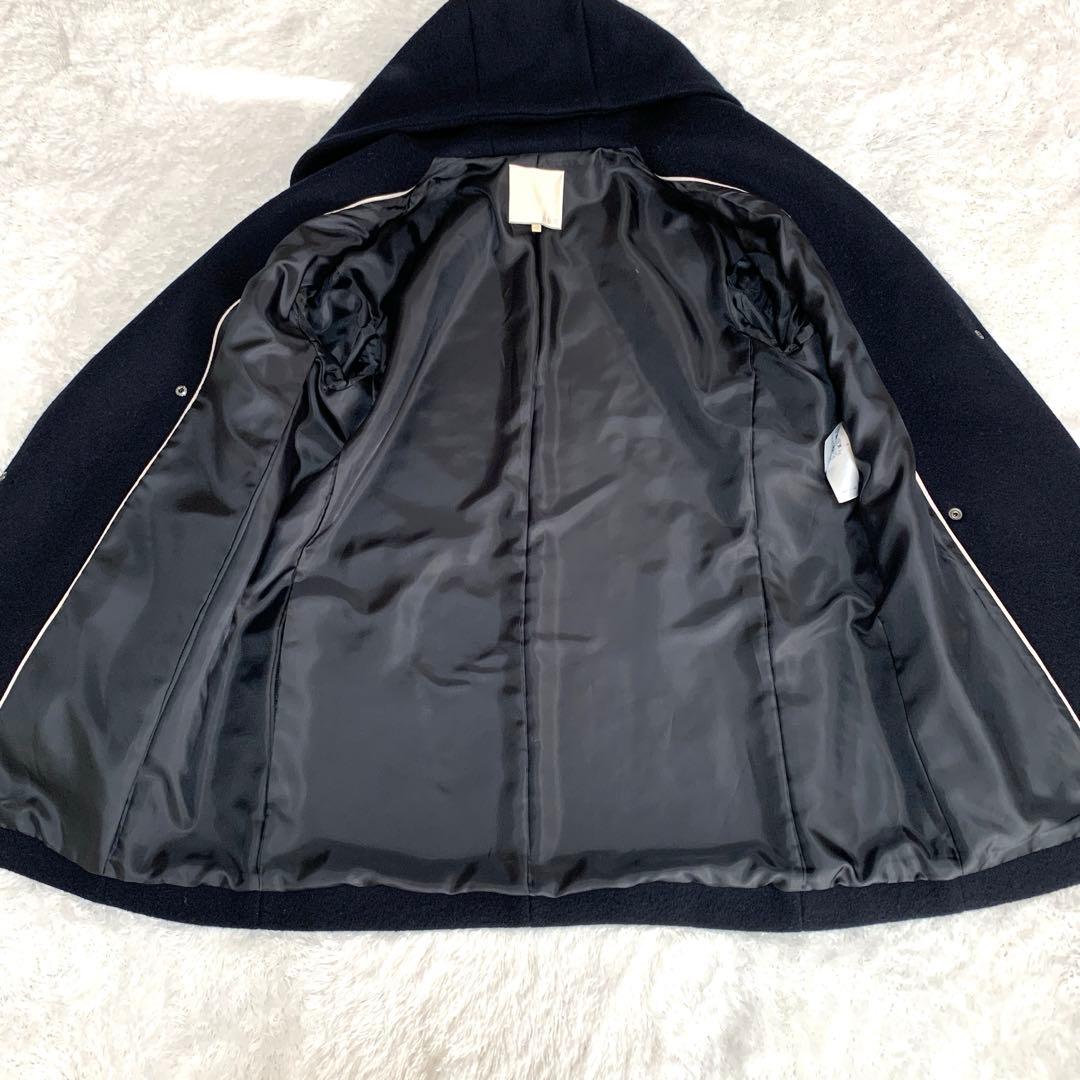 【美品】自由区 VICTORIA BEAVER フーデッドコート 42