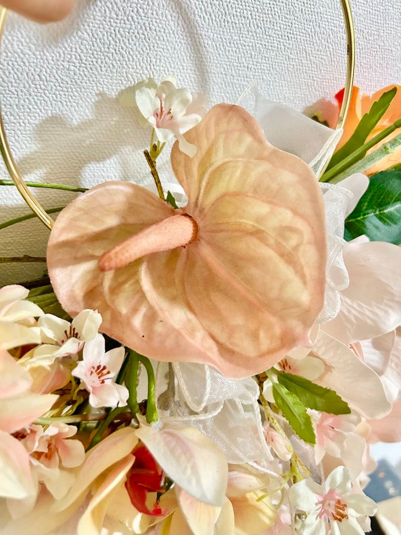 【専用】ウェディングブーケ　アーチ　ブートニア　セット