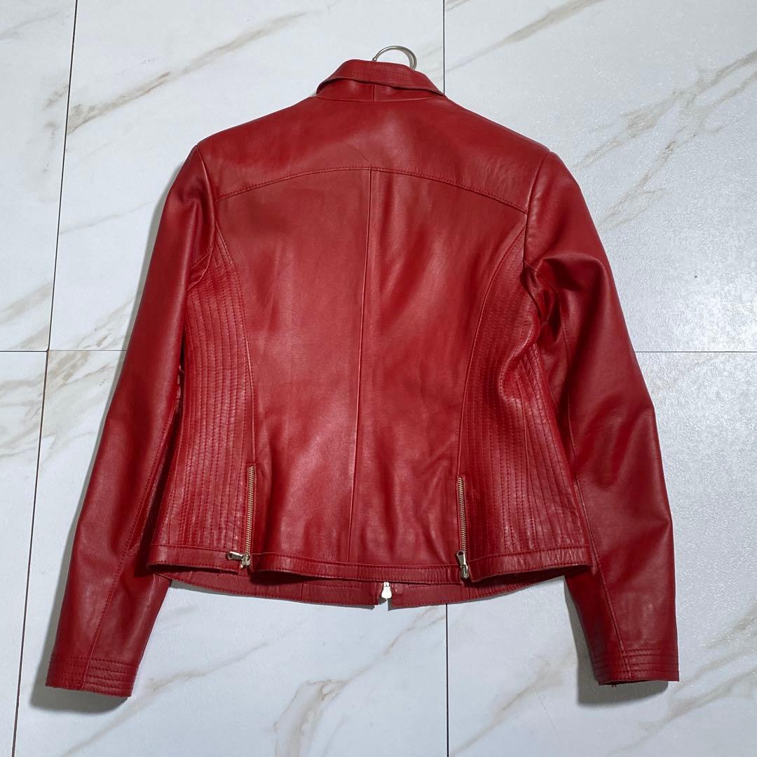 未使用級♡PIEROTUCCI 羊革レザージャケット イタリア製 定価10万円