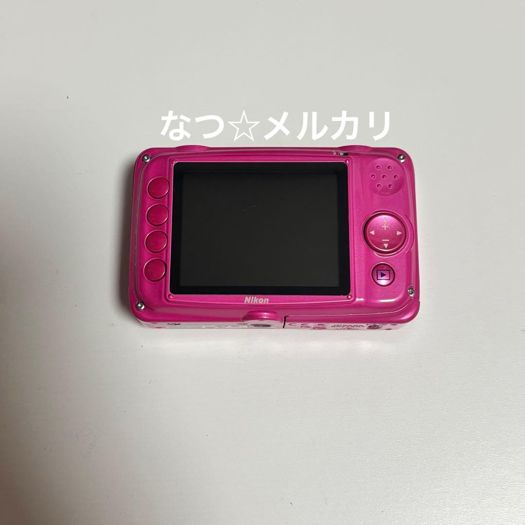 美品 Nikon COOLPIX S30 ピンク 防水カメラ デジタルカメラ