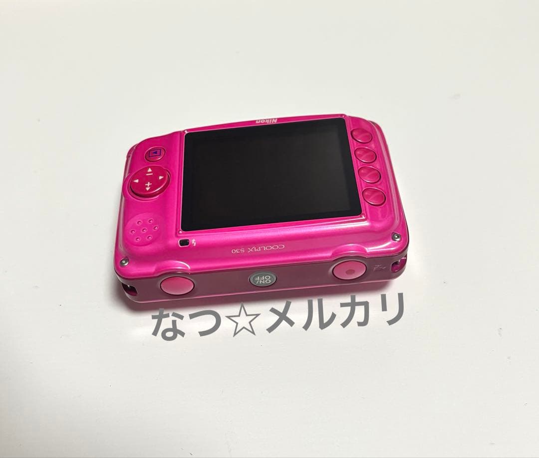 美品 Nikon COOLPIX S30 ピンク 防水カメラ デジタルカメラ