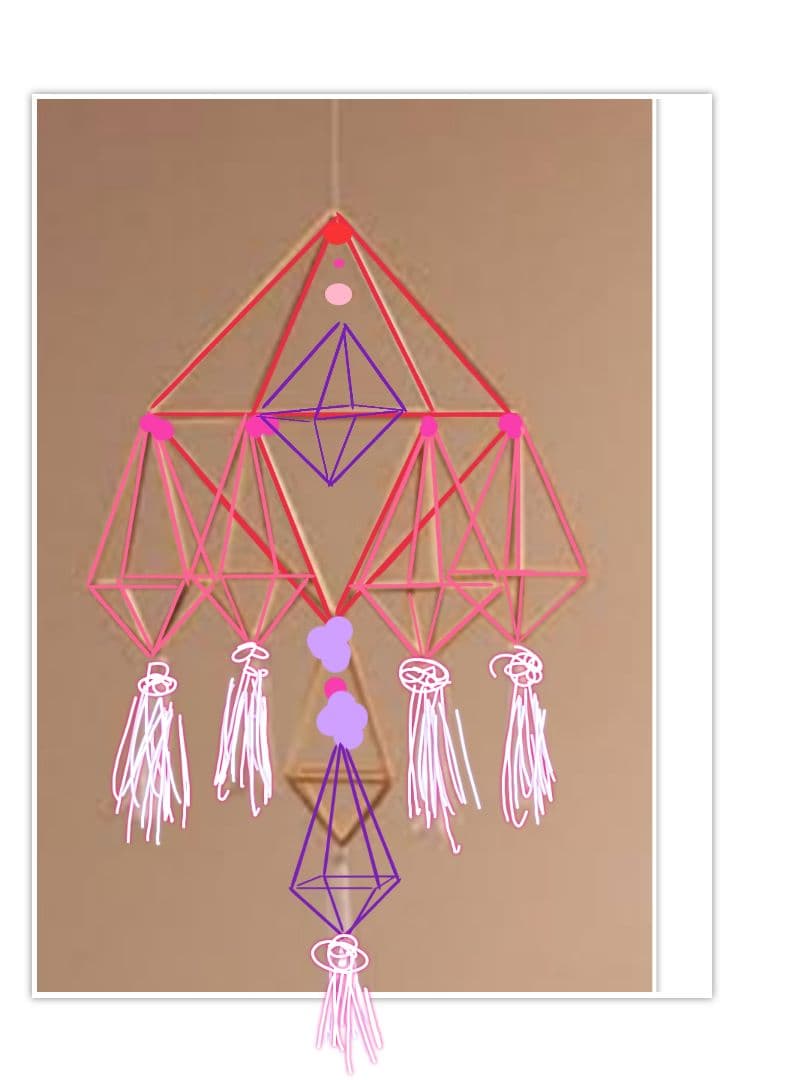 Xmas himmeli黒//ヒンメリオーナメント