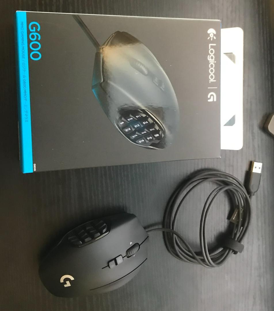 Logicool G ゲーミングマウス G600t 有線（中古品）