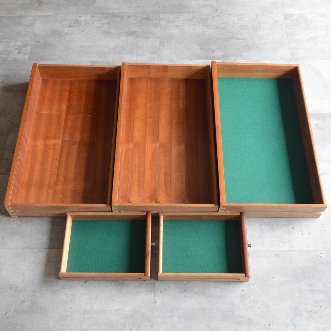 デンマーク 北欧ヴィンテージ チーク ローズウッド サイドボード キャビネット