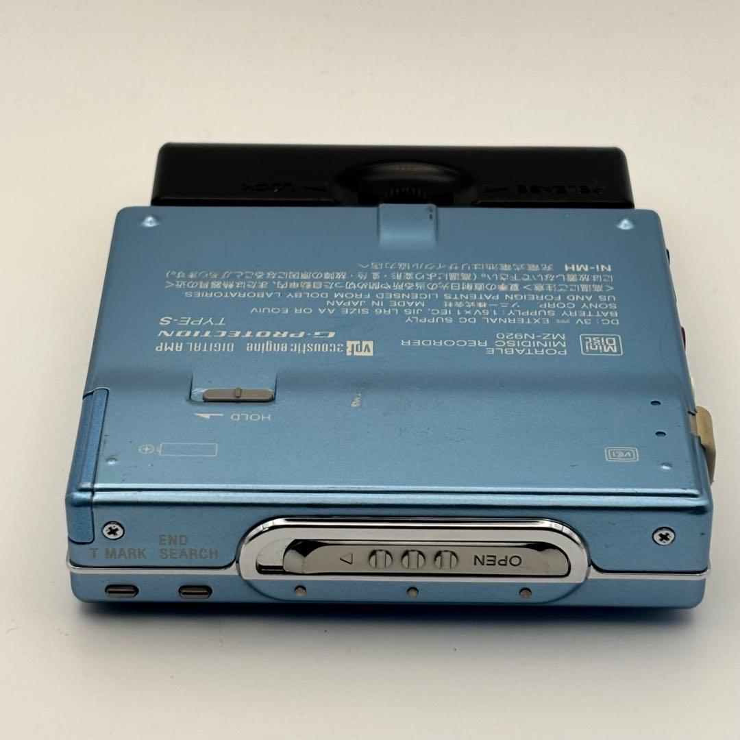 SONY MZ-N920 MD WALKMAN ソニー MDウォークマン ブルー
