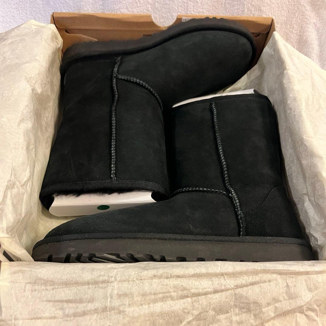 ブラックムートンブーツ