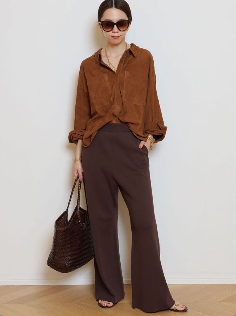 最終お値下げOneTeaSpoon SUEDE DARIA シャツジャケット