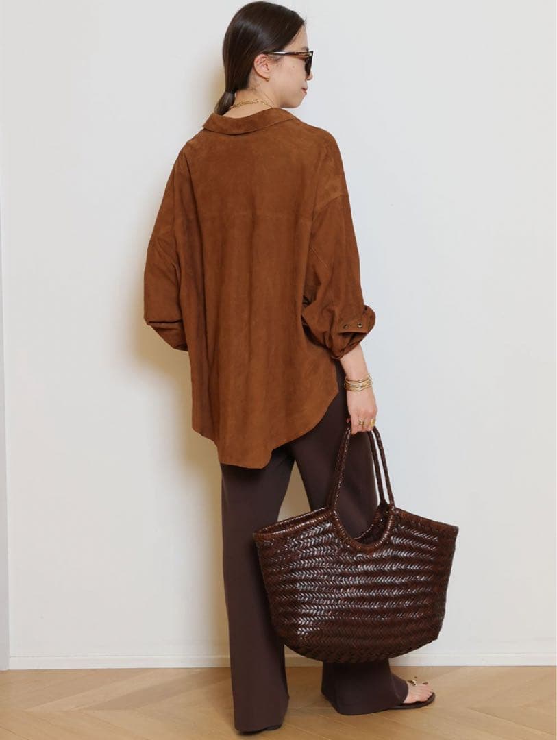 最終お値下げOneTeaSpoon SUEDE DARIA シャツジャケット