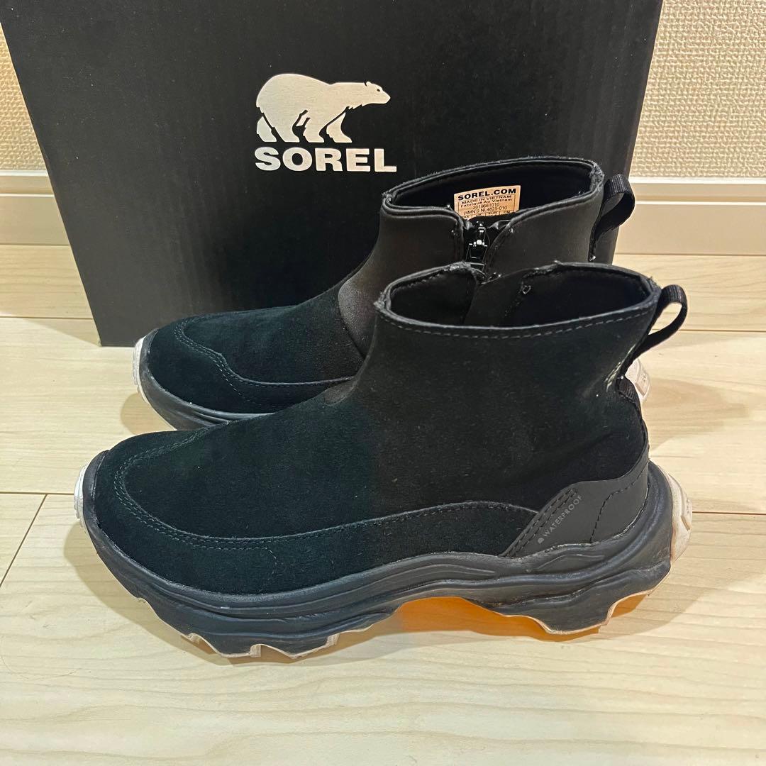 美品 SOREL ソレル ブラック レインシューズ スノーブーツ スニーカー