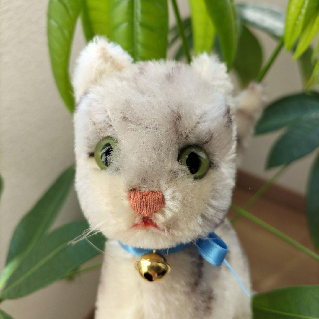ビンテージ　シュタイフ　Lizzy　キャット　猫