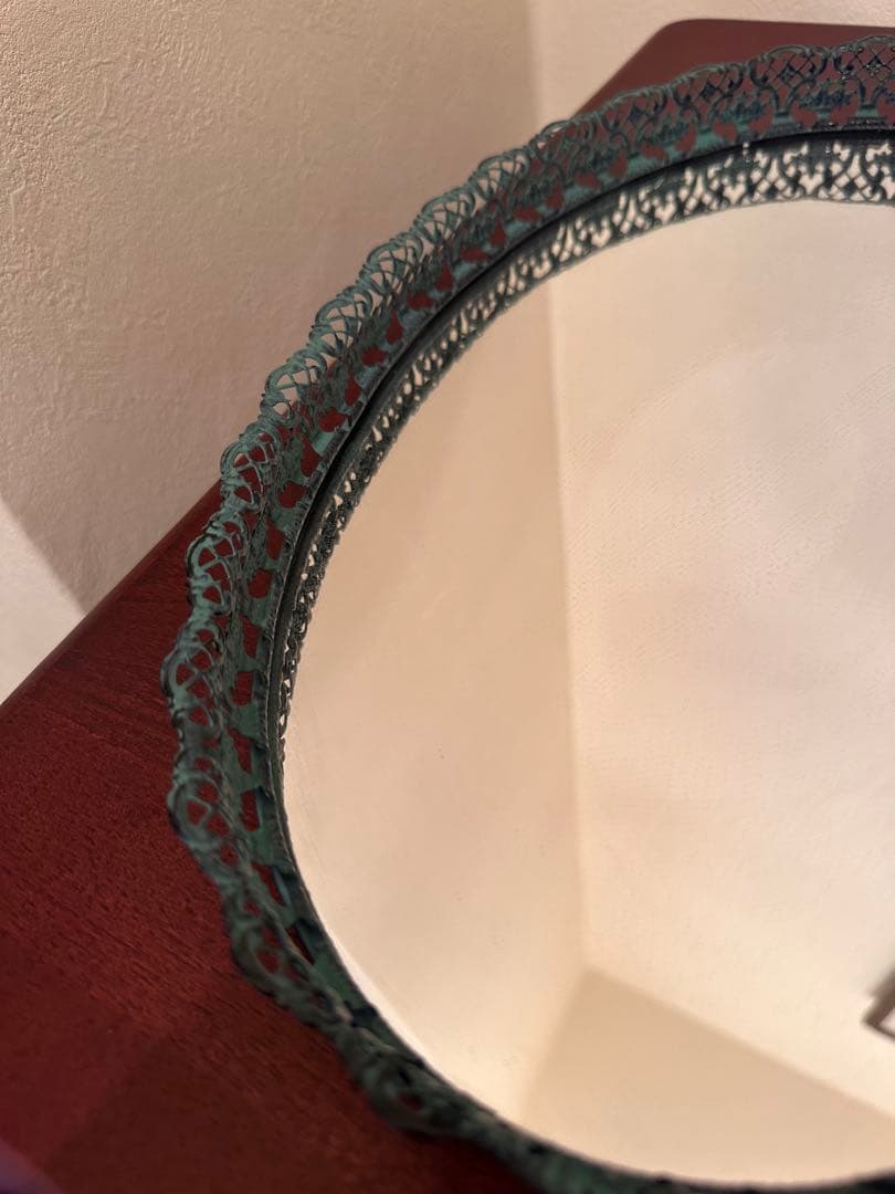 ヴィンテージ ミラー アンティーク 楕円 クラシック