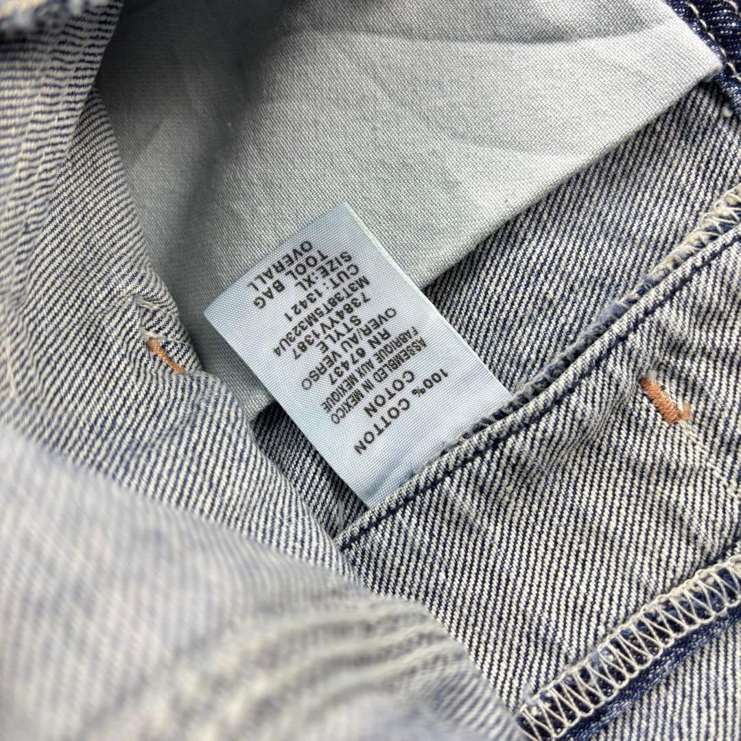 90s Polo Jeans Co Workwear デニムオーバーオール XL