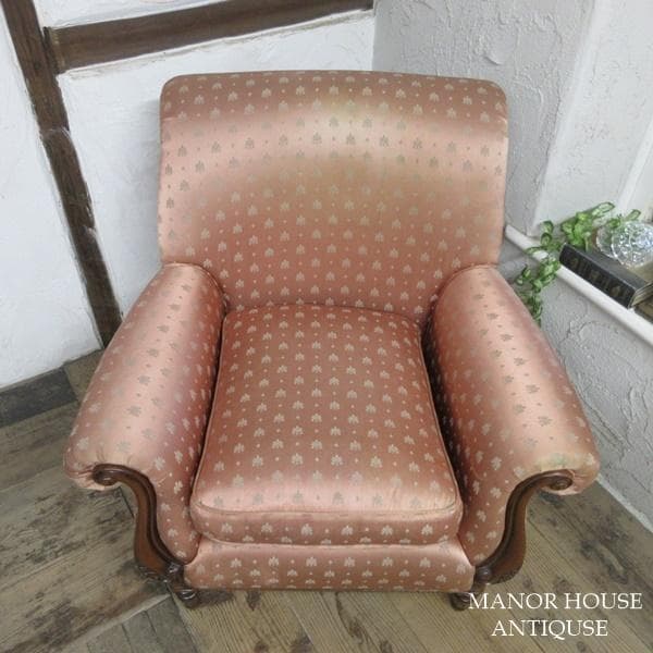 イギリス ビンテージ 家具 ソファ 1人掛け 椅子 店舗什器 英国 6310d
