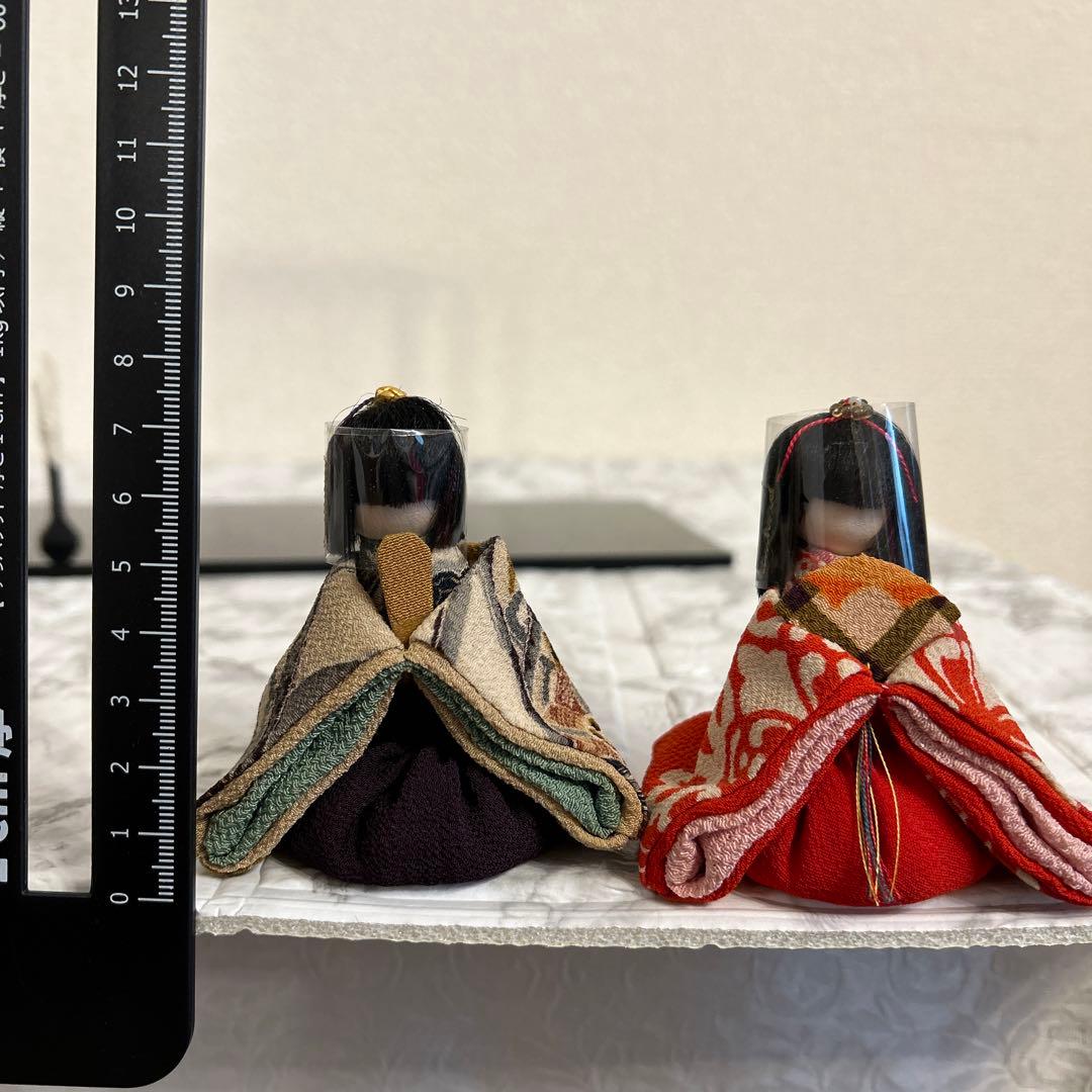 お雛様（小さな雛人形）　古布　雛祭り　節句