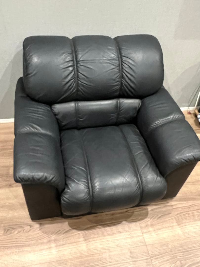 maruni マルニ 本革 1人掛けソファ 高級レザー 応接・書斎