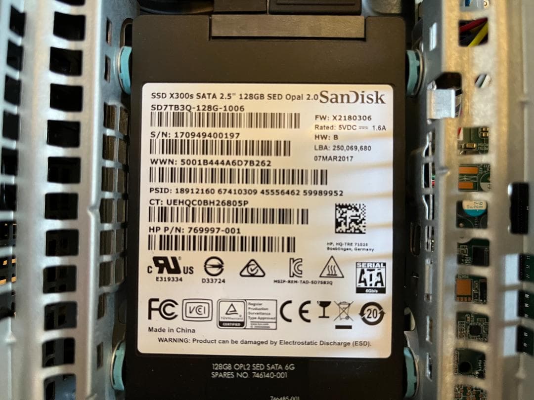 Windowsデスクトップ HP ProDesk 600 G2 SFF i3-6100 8GB Win10