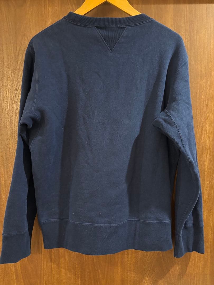 ループウィラー　ビームスプラス　スエット　コラボ　beams ネイビー