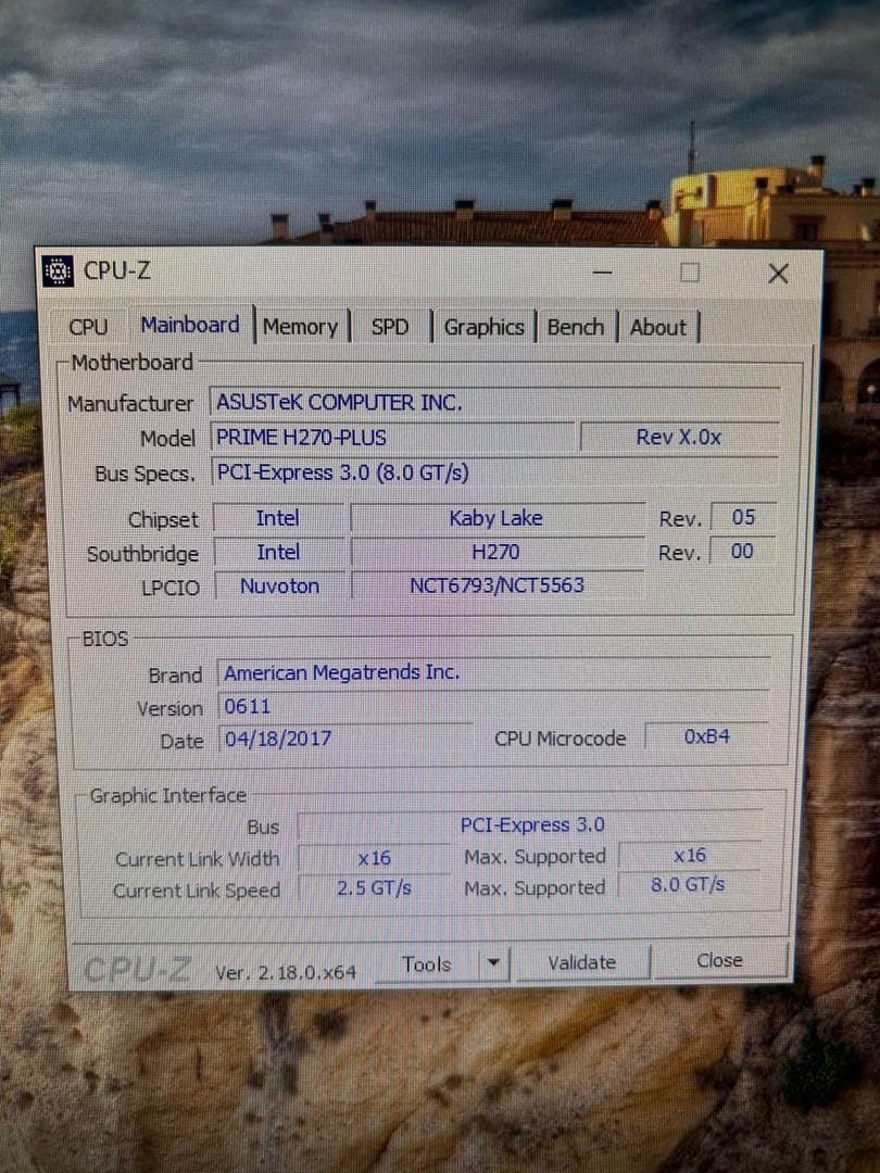 マザーボード　ASUS PRIME H270-PLUS i7 7700 自作PC