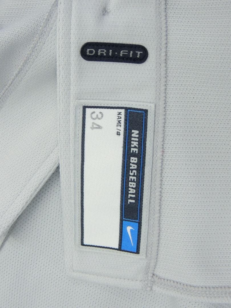 西武ライオンズ 実使用 NPBマーク付き #34 トム・エバンス ユニフォーム