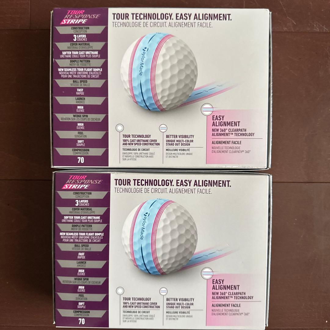 TaylorMade Tour Response Stripe 12個入り 2箱