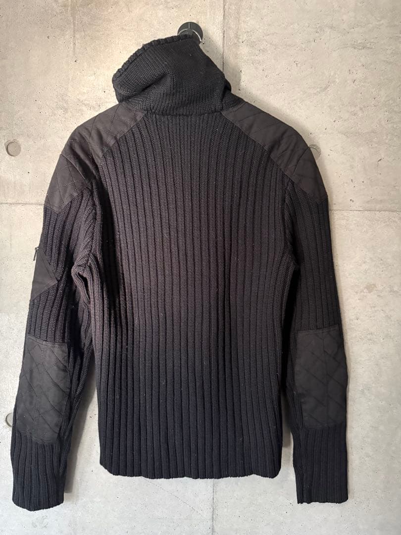 Ralph Lauren ラルフローレン ミリタリーギミック サンプルニット 黒