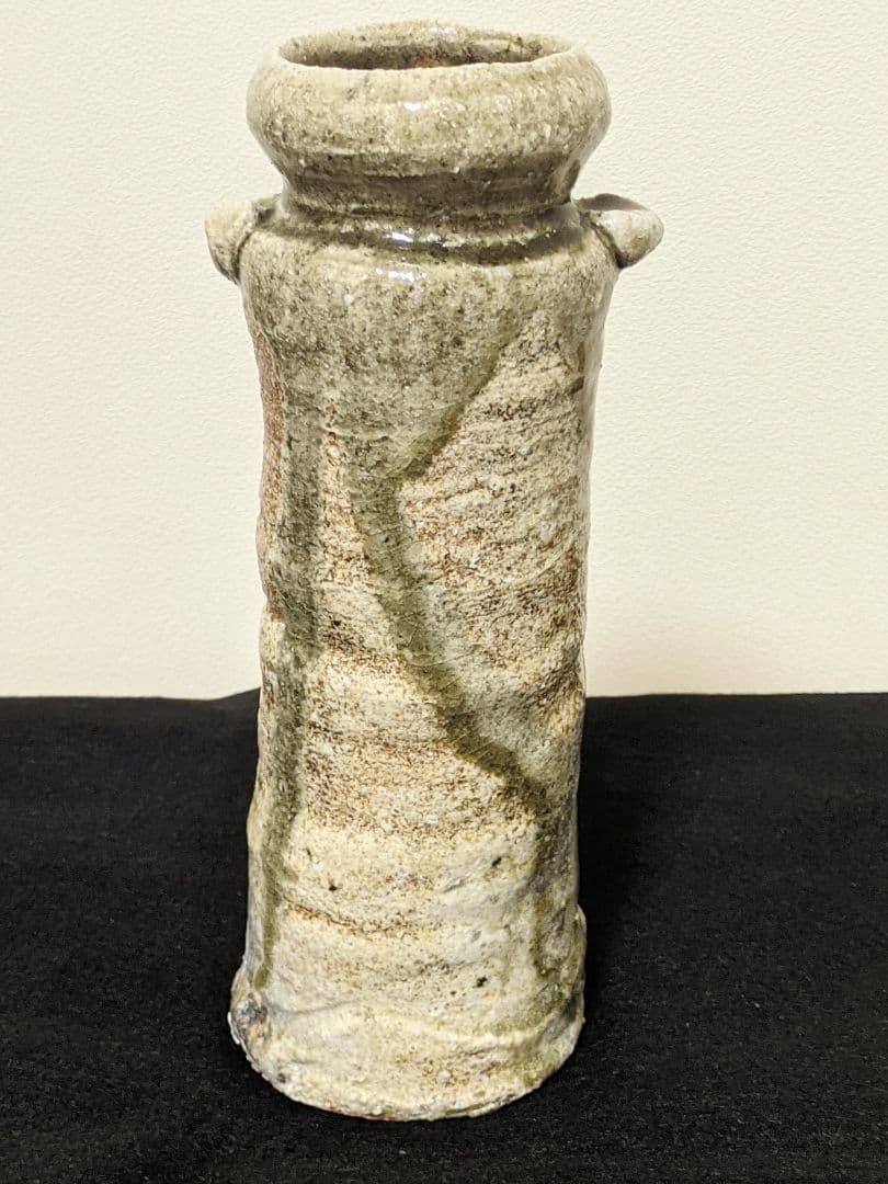 古谷道生 伊賀 花器 伊賀花入 共箱 共布 伊賀焼 花入