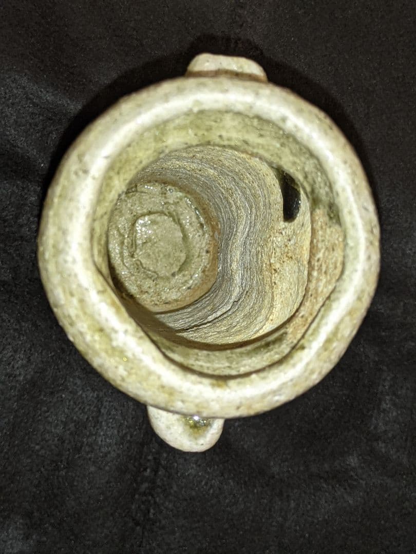 古谷道生 伊賀 花器 伊賀花入 共箱 共布 伊賀焼 花入