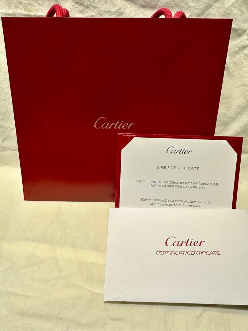Cartier カルティエ LOVE ピアス 片耳 K18YG 箱・証明書付き