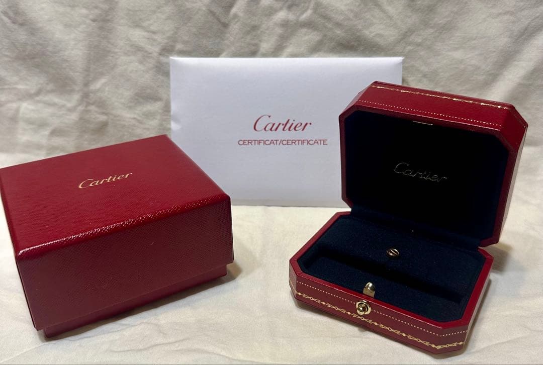 Cartier カルティエ LOVE ピアス 片耳 K18YG 箱・証明書付き