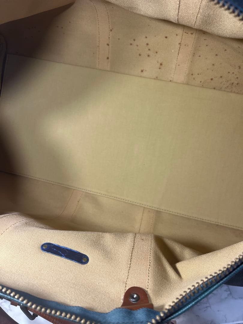 POLO ポロ ラルフローレン ボストンバッグ 2way チェック カデナ/キー