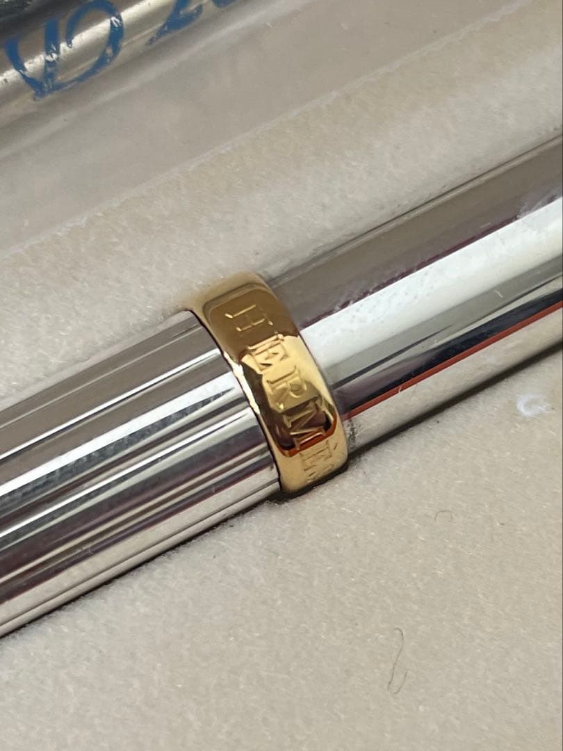 HERMES 未使用 SILVER925 ボールペン シャープペンシル 替芯付