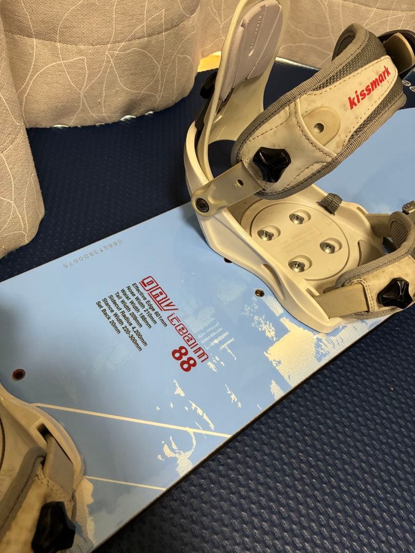 スノボデビュー　キッズ スノーボード 88cm キスマーク イグニオ セット